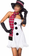 Women's Snowman Costume Sexy