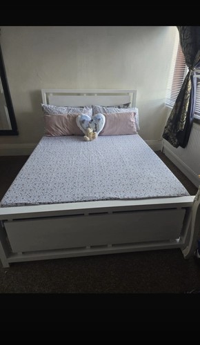 White wood double - white,