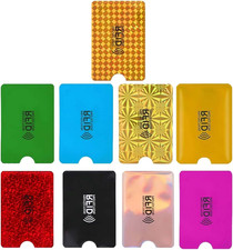 9 Pcs Colorful RFID Card