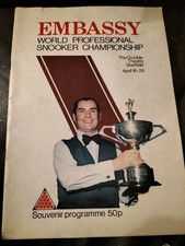 RARE 1979 WORLD SNOOKER