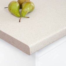 White quartz laminate worktop - quartz,