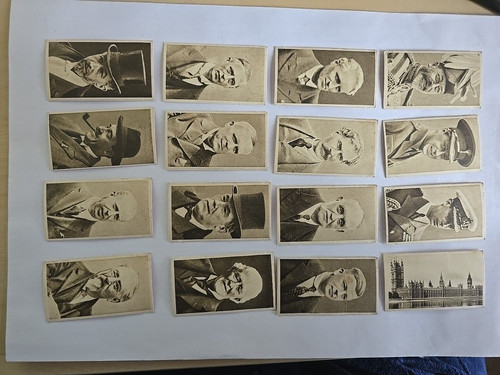 Hill cigarette card set - j,