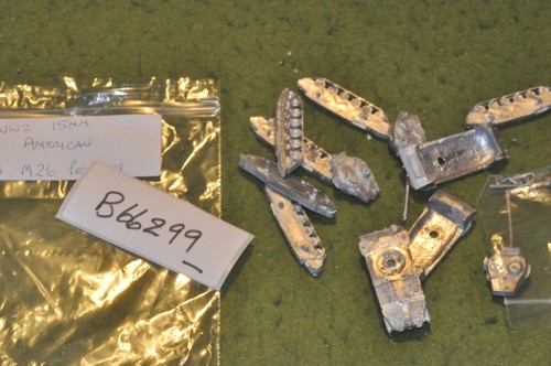 15mm ww2 castings 3x m26 - castings,