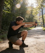 Arrow Slingshot with Rubber