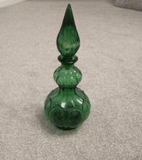Empoli Green Glass Decanter