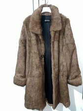 NWT Authentic Rabbit Fur Coat