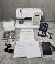 Singer Confidence 7470 Computerized Sewing Machine with Accessories and Manual
