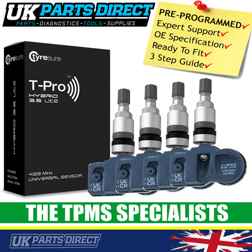 Tpms tyre pressure - sensors, for