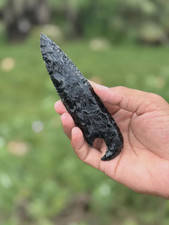 Handmade Black Obsidian Athame