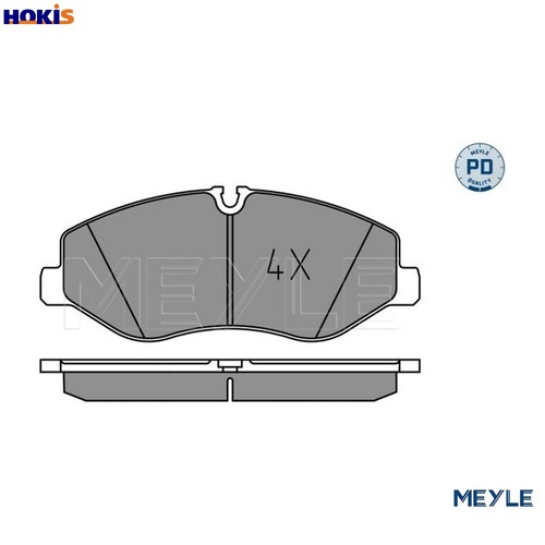 Brake pad set - pad,