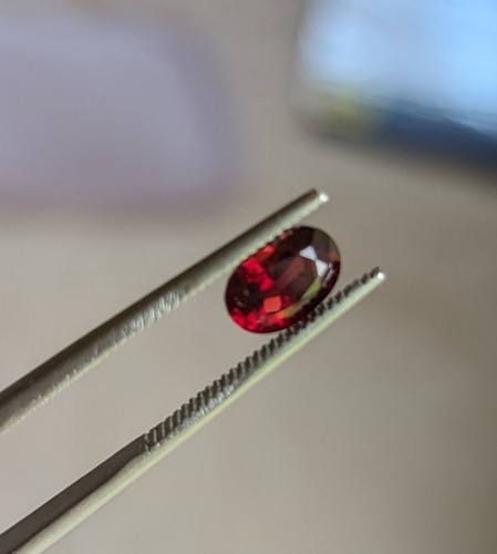 18ct natural unenhanced red - 1.18ct,