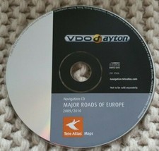 MAJOR ROADS OF EU MAPS - VDO DAYTON NAVIGATION SAT NAV CD BMW RENAULT OPEL ROVER