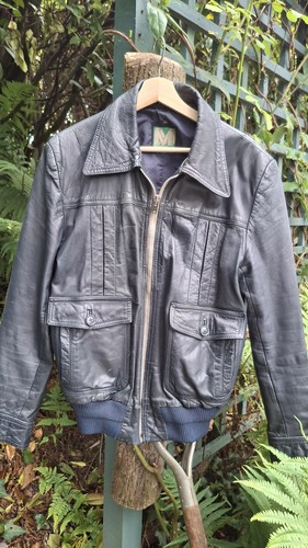 Vintage french leather jacket - vintage,