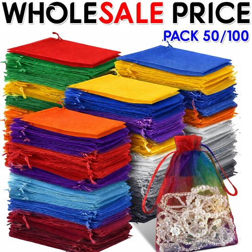 100pcs organza gift bags - 50-100pcs,