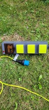 3 Way Mobile Mains Unit RCD  Campsite  Power Hook Up Cable. Caravan, Motor home.