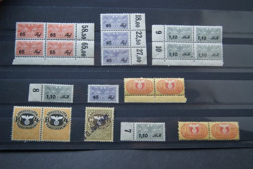 German stamps third reich - third,