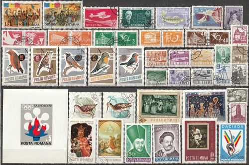 Romania lot with mint - with,