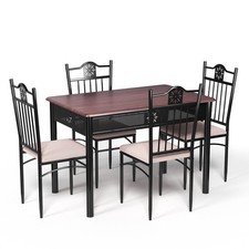 5PCS Dining Table & Chair Set