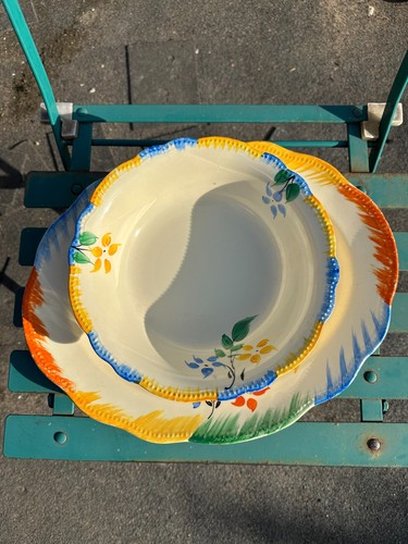 Hand painted 1940 art - 1940’s, deco