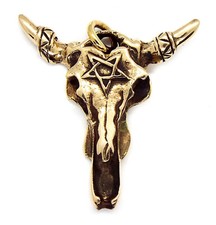 Bronze Horned Ram Goat Style