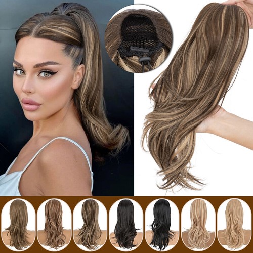 Real layered ponytail human - as,