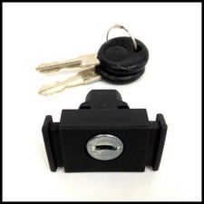 NOS GENUINE VW MK1 GOLF DASH BOARD GLOVE BOX CATCH LOCK & 2 KEYS VAG Jetta Caddy