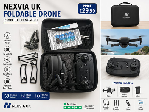 E88 foldable drone - 4k, with