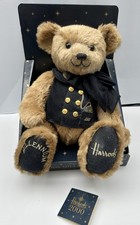 Harrods In Box Plush Jointed Collector Teddy Bear Soft Toy 2000 Millennium 