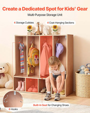 Kids Coat Locker 4-Section