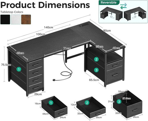 Coleshome computer corner desk - coleshome,