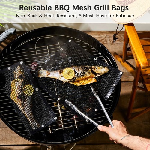 Areusable bbq mesh grill - bbq,