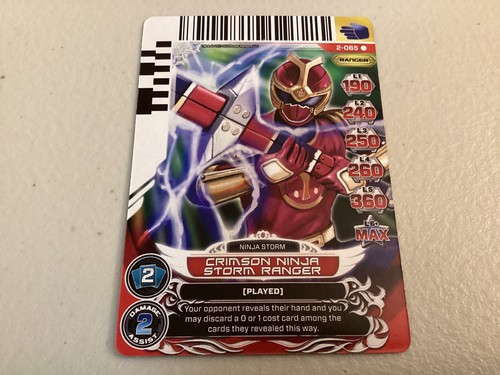 Power rangers action - card, game