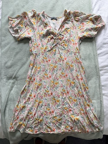 Ladies dress floral design - ladies,