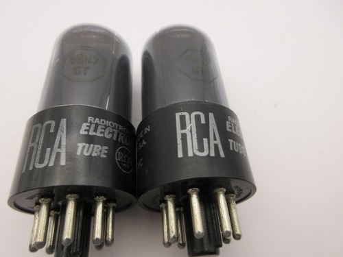 6sn7gt rca valves grey glass - 6sn7gt,