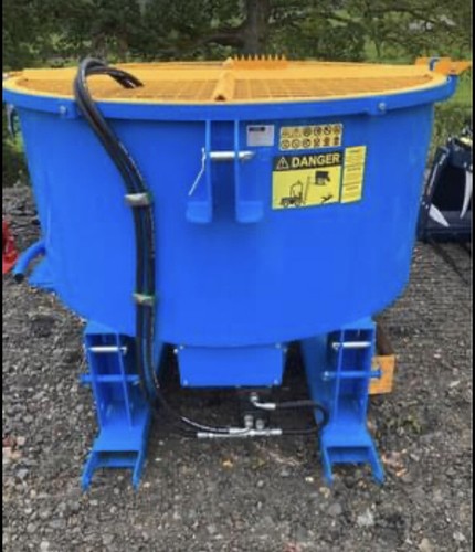 New hydraulic driven pan - driven, mixer