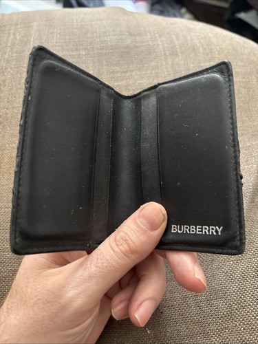 Burberry london black bifold - burberry,