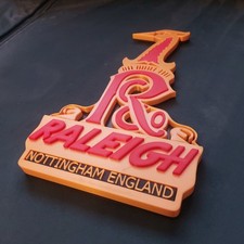 Raleigh Badge Display Piece 25cm Tall