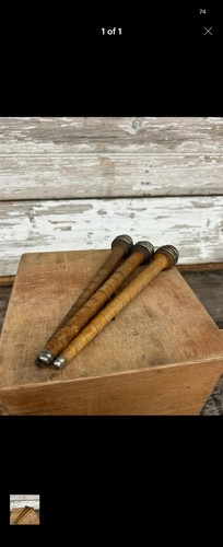 Thin wood bobbin 1 - -, 1.5"