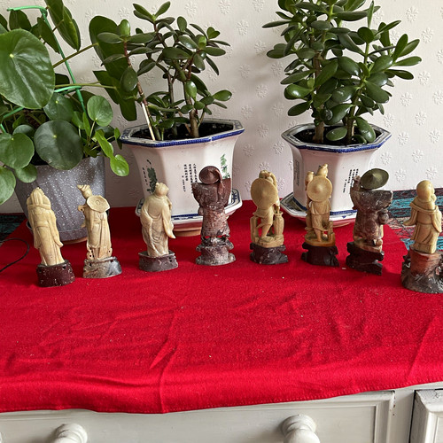 Hand carved soapstone - hand,