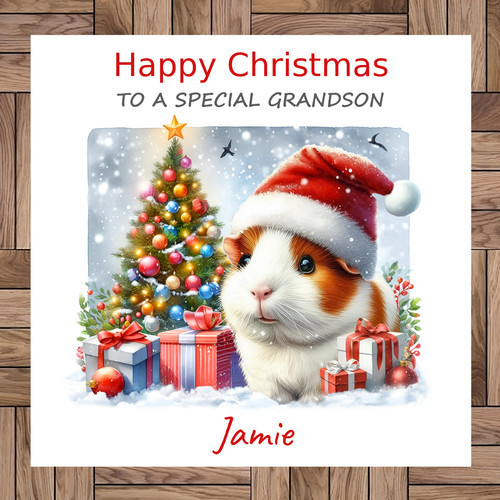 Personalised christmas card a - christmas,