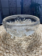 Vintage Cut Glass Patterned