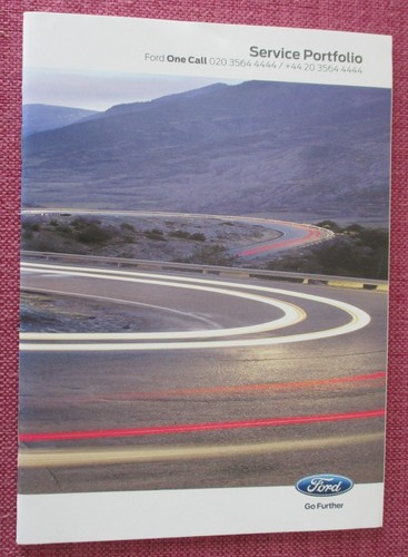 Ford service book - print),