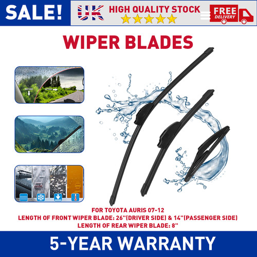 Front rear windscreen wiper - rear,