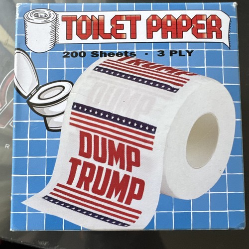 Dump trump toilet paper - trump,