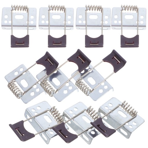 10pcs silver iron spring - spring, clips