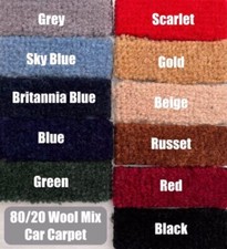 WOOL Carpet Set for  the Rover P5b Coupe or Saloon, UK Made to Order