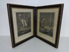 Art Neo Classical Love Theme Antique Prints Samual Shelley Georgian Era Pair