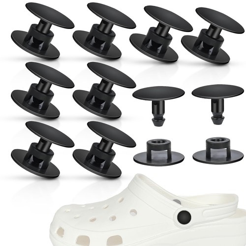 Pcs plastic rivets black - 10,