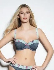 Half Cup Bra Freya Erin Lightly Padded Underwired Bra 4133 Midnight