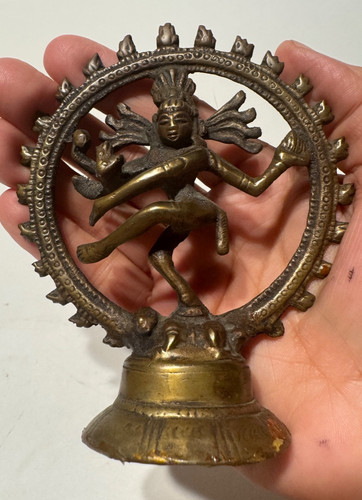 Vintage brass shiva nataraja - vintage,